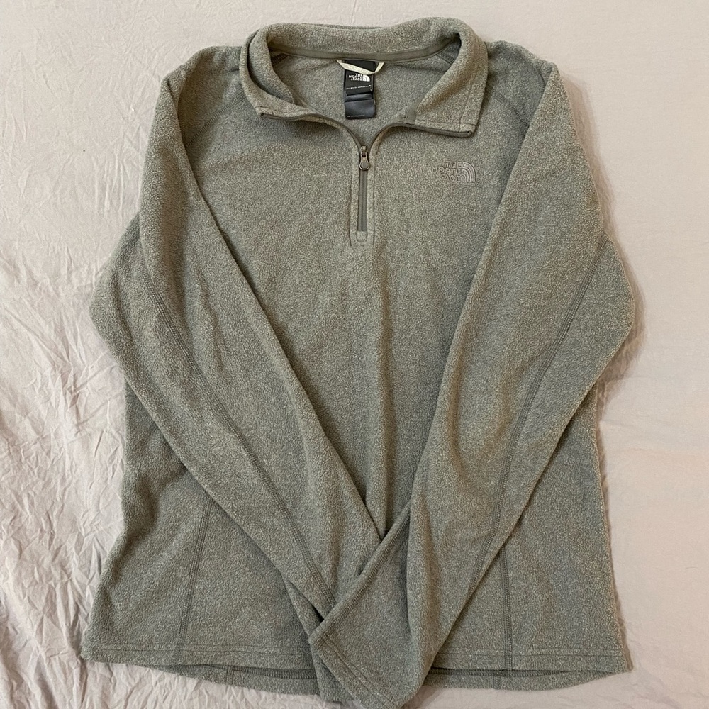 gray pullover